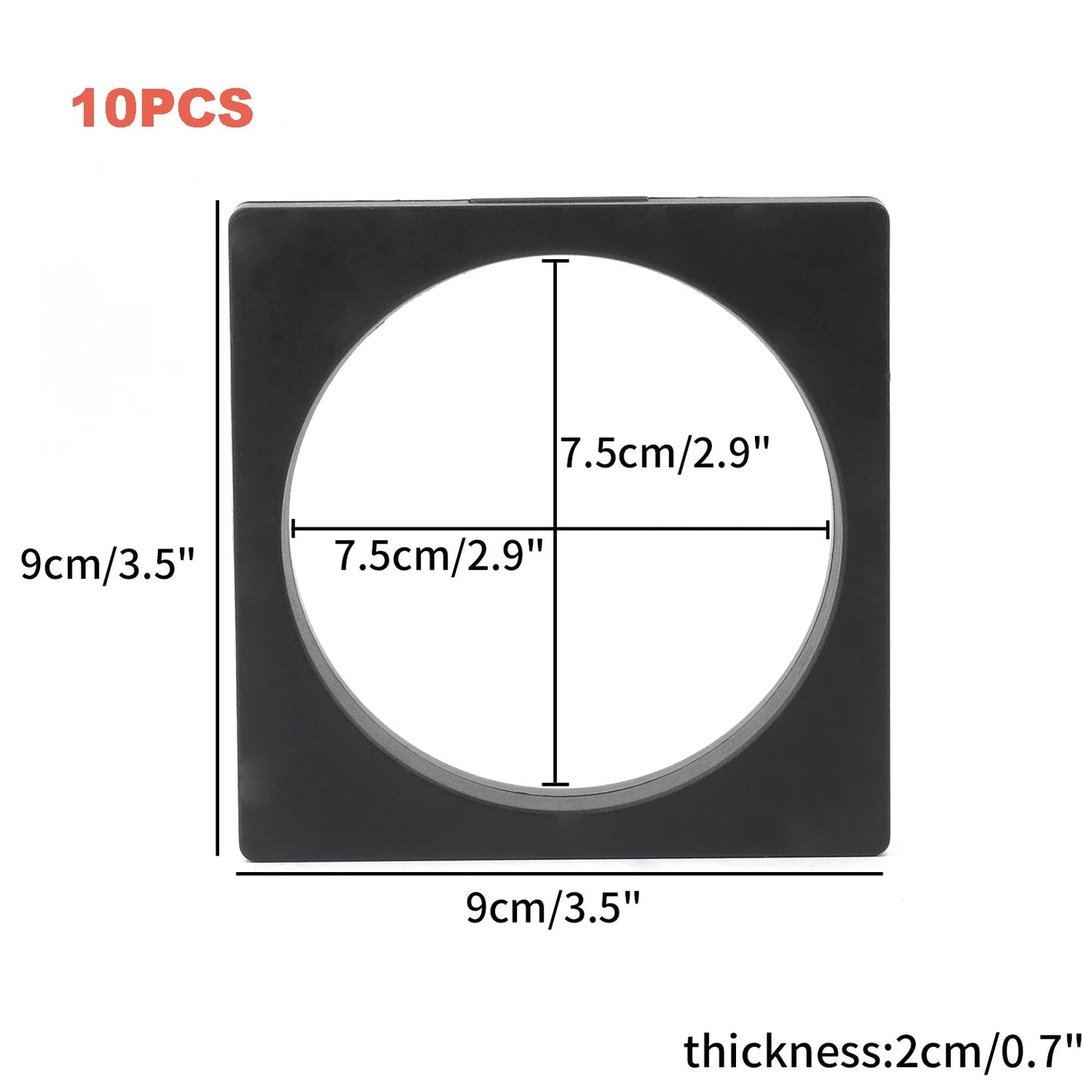 LilaFrame Circle 3D Display Box 10-PCS